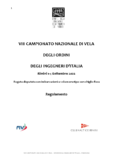 Regolamento Vela Rimini 1-4 settembre 2022